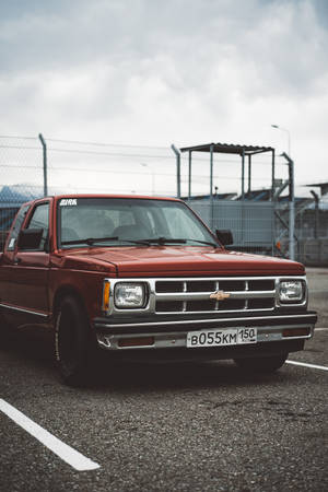 Red Chevrolet Pickup Truck Wallpaper