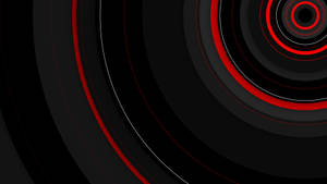 Red Circle Vinyl Disk Wallpaper