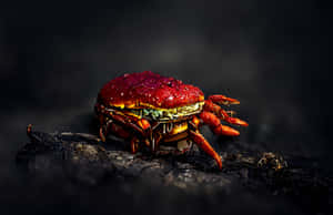 Red Crab Burger Hybrid Creature Wallpaper