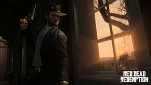 Red Dead Redemption 4k Hiding Gunman Wallpaper