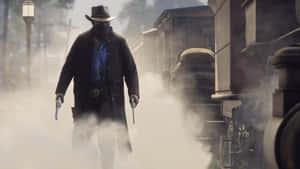 Red Dead Redemption2 Dual Wielding Gunslinger Wallpaper