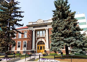 Red Deer Courthouse Exterior Canada Wallpaper