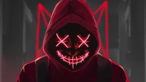 Red Devil 4k Mask Man Wallpaper