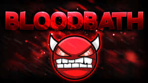 Red Devil Bloodbath Geometry Dash Icon Wallpaper