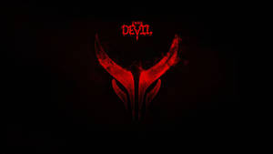 Red Devil Silhouette Wallpaper