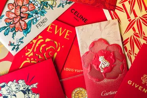 Red Envelope With Golden Ribbon Wallpaper