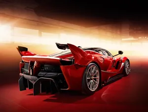 Red Fantasy Supercar Showcase Wallpaper