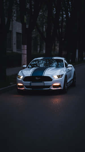 Red Ford Mustang Iphone Wallpaper