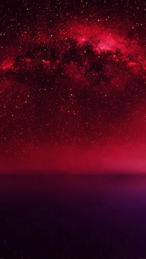 Red Galaxy Iphone 6s Live Wallpaper