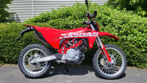 Red Gas Gas Dirt Bike Outdoor Wallpaper