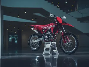 Red Gas Gas Motocross Bike Showcase Wallpaper