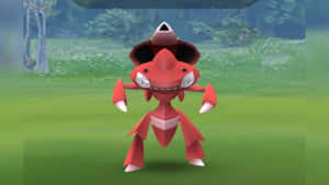 Red Genesect In Pokemon Go Wallpaper