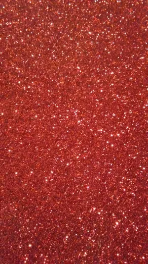 Red Glitter Background With A Close Up View Wallpaper
