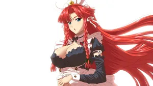 Red Haired Anime Character Hong Meiling Wallpaper
