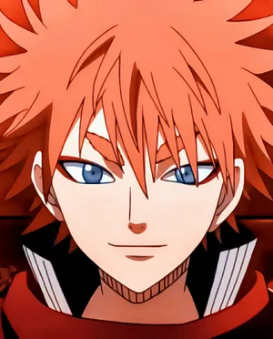 Red Haired Anime Character Portrait Wallpaper