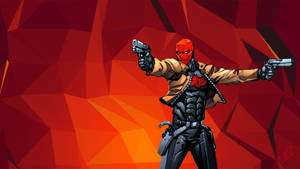 Red Hood Digital Art Red Background Wallpaper