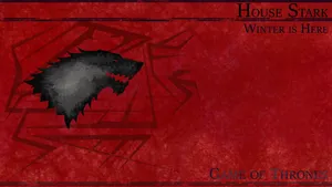 Red House Stark Wolf Wallpaper