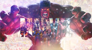 Red Hulk Rage Artwork Wallpaper