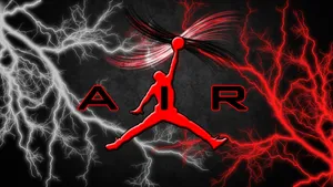 Red Jordan Take Flight Wallpaper