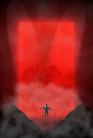 Red Kanye West Android Wallpaper