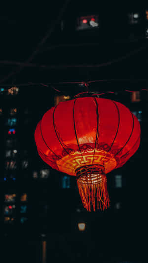 Red Lanterns For Spring Festival Wallpaper