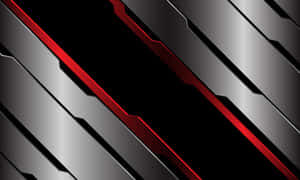 Red Letters On A Black And White Aesthetic Background Wallpaper