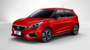 Red M G3 Hatchback Studio Shot Wallpaper