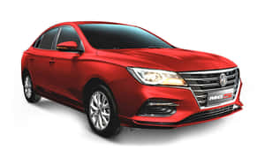 Red M G5 Sedan Profile View Wallpaper