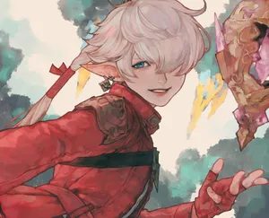 Red Mage Fantasy Artwork Wallpaper