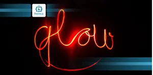 Red Neon Glow Signage Wallpaper