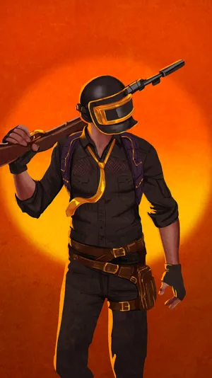 Red Orange Pubg Avatar 4k Wallpaper