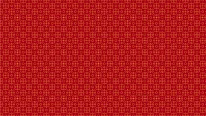 Red Oriental Pattern Design Wallpaper