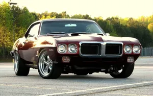 Red Pontiac Supercar Wallpaper