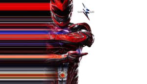 Red Ranger Speed Effect Artwork Wallpaper