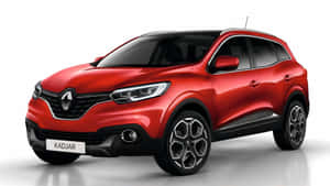 Red Renault Kadjar S U V Studio View Wallpaper