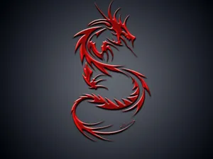 Red S Dragon Wallpaper