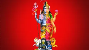 Red Shankar Bhagwan Wallpaper
