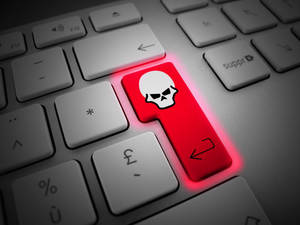 Red Skull Enter Key Hacker 4k Wallpaper