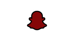 Red Snapchat Logo Icon Wallpaper
