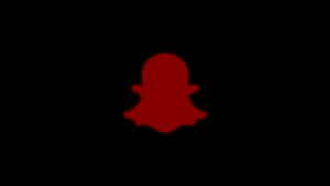 Red Snapchat Logo Icon Wallpaper