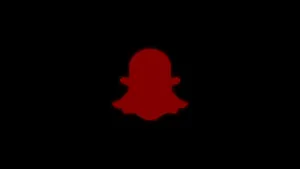Red Snapchat Logo Icon Wallpaper