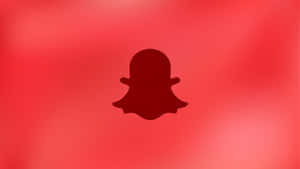Red Snapchat Logo Icon Wallpaper