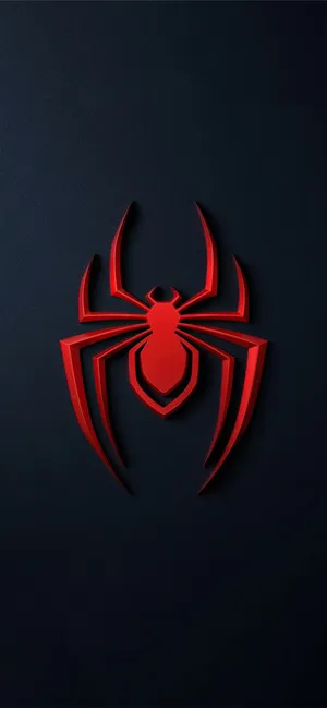 Red Spiderman Logo Iphone Ios 10 Wallpaper