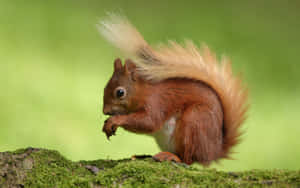 Red Squirrelin Natural Habitat.jpg Wallpaper