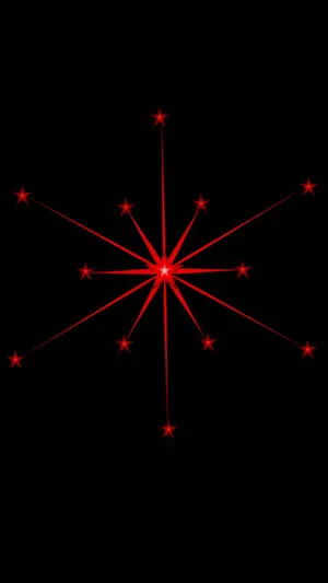 Red Star Digital Art Wallpaper