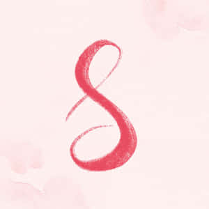 Red Swirl Aesthetic Artwork Wallpaper