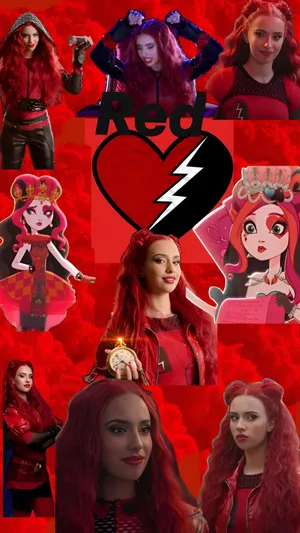 Red The Rise Of Descendants Wallpaper