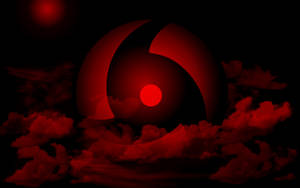 Red Tsukuyomi's Sharingan Wallpaper