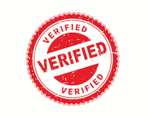 Red Verified Stamp Wallpaper