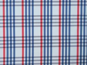 Red White Blue Plaid Pattern Wallpaper